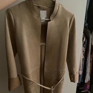 beige suede HM jacket